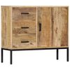 vidaXL Aparador de madera de mango maciza 88x30x71 cm