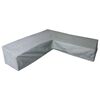 Eurotrail Funda de muebles de jard&iacute;n forma L gris 275x275x100/70 cm