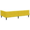 vidaXL Estructura de cama en esquina Amarillo 100 cm x 200 cm