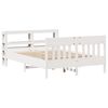 vidaXL Estructura de cama sin colch&oacute;n madera de pino blanca 150x200 cm