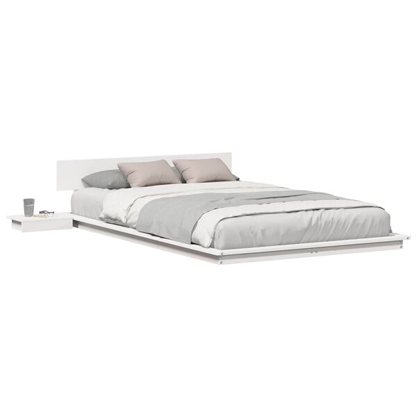 vidaXL Estructura de cama Blanco 120 x 200 cm Madera