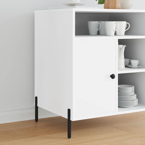 vidaXL Patas de Muebles 12 pcs Negro 66 x 36 x 160 mm Hierro