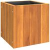 vidaXL Jardinera de madera maciza de acacia 25x25x25 cm