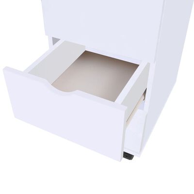 vidaXL Mueble de cajones blanco 33x45x60 cm