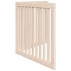 vidaXL Puerta para perros plegable de 2 paneles, 160 cm, madera de &aacute;lamo