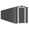 vidaXL Cobertizo de jard&iacute;n acero galvanizado antracita 192x938x223 cm