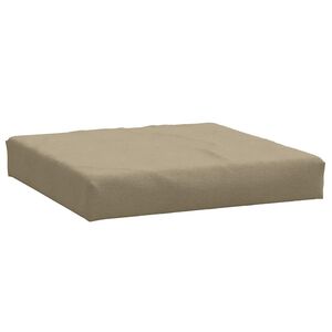 vidaXL Coj&iacute;n para sof&aacute; de palets tela ggris taupe melange 60x60x9,5 cm