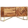 vidaXL Aparador de madera maciza de acacia 118x30x60 cm