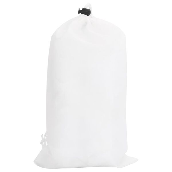 vidaXL Red de camuflaje con bolsa de almacenamiento blanco 525x205 cm