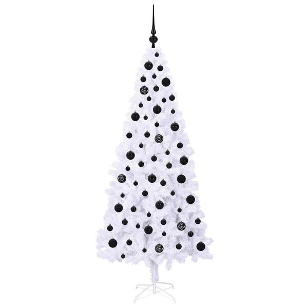 vidaXL Árbol de Navidad artificial con 300 LED 180 cm PVC y Acero