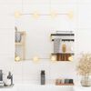 vidaXL Espejo de pared rectangular con luces LED vidrio 50x60 cm