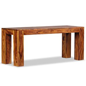 vidaXL Banco de madera maciza de acacia 110x35x45 cm
