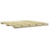 vidaXL Tile de Decking 24 uds. Verde 50 x 50 cm Pino Impregnado Verde