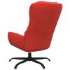 vidaXL Sill&oacute;n de relax de cuero sint&eacute;tico rojo
