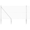 vidaXL Valla de alambre soldado con picos 50 x 1 m Acero Galvanizado