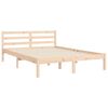 vidaXL Estructura de cama sin colchón madera de pino maciza 120x200 cm