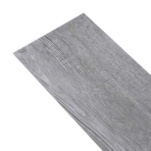 vidaXL Tableros de Suelo 18 pcs Gris 2,51 m&sup2; PVC
