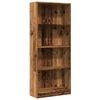 vidaXL Estanter&iacute;a madera de ingenier&iacute;a color envejecido 60x24x143 cm