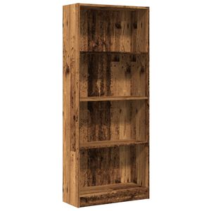 vidaXL Estanter&iacute;a madera de ingenier&iacute;a color envejecido 60x24x143 cm