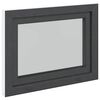 vidaXL Ventana de s&oacute;tano "RISOR" 80x50 cm oscilobatiente DIN izquierda antracita
