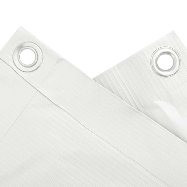 vidaXL Pantalla de privacidad de balc&oacute;n PVC blanco 700x75 cm