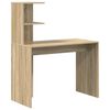 vidaXL Escritorio Roble Sonoma 102 x 50 x 124 cm Madera de ingenier&iacute;a