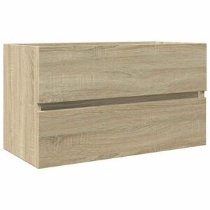 vidaXL Armario lavabo madera de ingenier&iacute;a roble Sonoma 80x38,5x45 cm