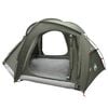 vidaXL Tienda de trekking con fald&oacute;n resistente al agua 3 personas