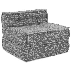 vidaXL Unidad de Sof&aacute; Modular Tela Gris Claro 70 x 70 x 56 cm
