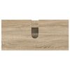 vidaXL Juego de muebles de ba&ntilde;o con caj&oacute;n 3 pcs Roble Sonoma