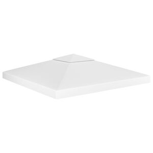 vidaXL Toldo de cenador 2 niveles 310 g/m&sup2; 3x3 m blanco