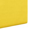 vidaXL Cabecera Colgante Amarillo Claro 190 x 55 x 5 cm Tela de Pana