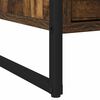 vidaXL Mesa de Noche Roble Humo 50 x 39,5 x 50 cm Madera contrachapada