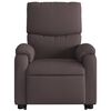 vidaXL Sill&oacute;n masaje el&eacute;ctrico reclinable elevable tela marr&oacute;n oscuro