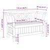 vidaXL Banco de exterior Marr&oacute;n 119 x 44 x 76 cm Madera de pino macizo