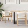 vidaXL Sillas de comedor 2 pcs Natural 54 x 57 x 73 cm