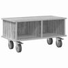 vidaXL Soporte de TV 68,5 x 35 x 35 cm Gris Sonoma