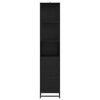 vidaXL Juego de muebles de ba&ntilde;o Roble Negro 35 x 37,5 x 166 cm