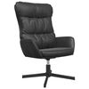 vidaXL Sill&oacute;n de relax de cuero sint&eacute;tico negro