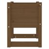 vidaXL Jardinera madera maciza de pino marrón miel 40x40x52,5 cm