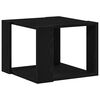 vidaXL Mesa de Caf&eacute; Roble Negro 40 x 40 x 30 cm Madera de ingenier&iacute;a