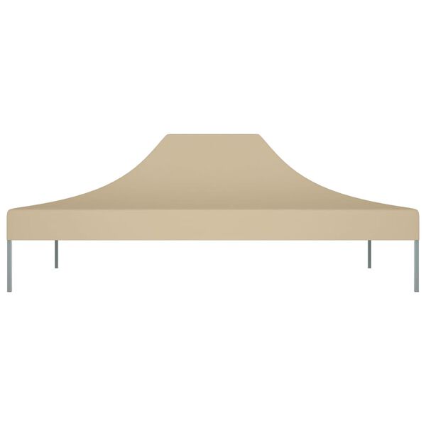 vidaXL Techo de carpa para celebraciones beige 4x3 m 270 g/m²