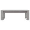 vidaXL Mesa de centro madera de ingeniería gris Sonoma 102x50x35 cm