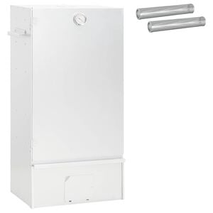 vidaXL Horno Ahumador 3 pcs 44,5 x 29 x 83 cm Acero galvanizado