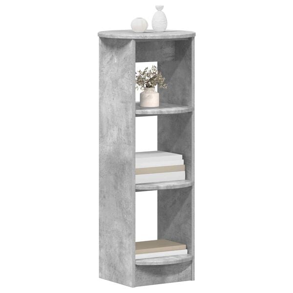 vidaXL Armario auxiliar Gris Concreto 40 x 40 x 100 cm