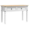 vidaXL Mesa Auxiliar CORONA 115 x 46 x 73 cm Madera de pino macizo