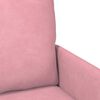 vidaXL Sof&aacute;s con coj&iacute;n 110cm Rosa Madera contrachapada