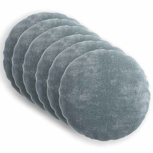 vidaXL Funda de almohada 6 uds. HEERLEN Azul Claro &Oslash; 60 cm