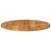 vidaXL Tablero de mesa redondo madera maciza de mango &Oslash; 90x2,5 cm