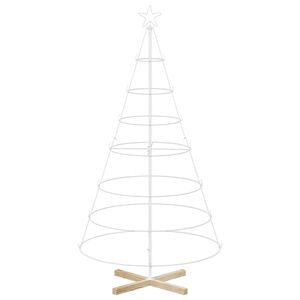 vidaXL &Aacute;rbol de Navidad de metal con soporte KUOPIO 180 cm Acero